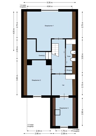 Floorplan - Markt 111, 4875 CD Etten-Leur